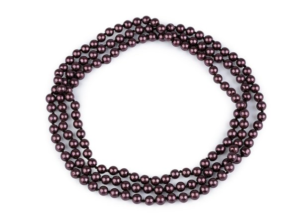 Perlový náhrdelník dlouhý, retro