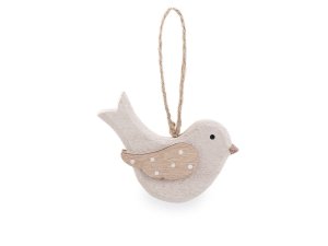 Dřevěný ptáček k zavěšení