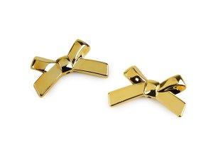 Komponent / korálek k výrobě přívěsků 3D mašle 20x34 mm