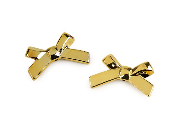 Komponent / korálek k výrobě přívěsků 3D mašle 20x34 mm