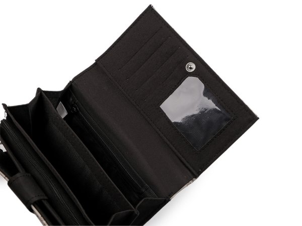 Dámská peněženka s květy 10x15 cm