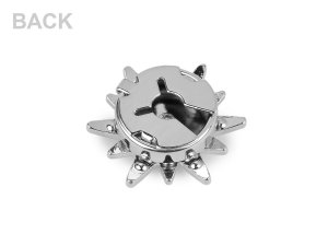 Ozdoba na knoflík s broušenými kamínky