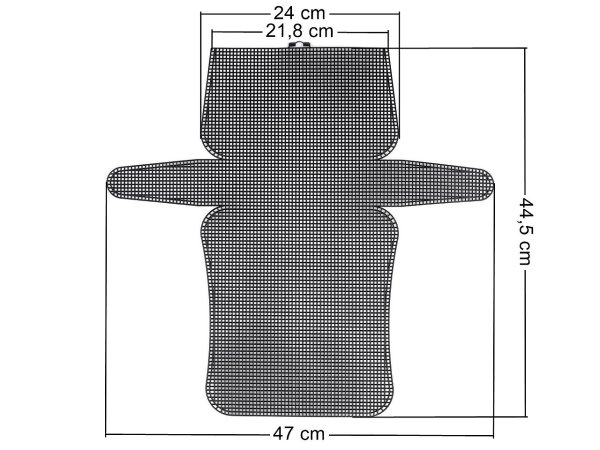 Plastová kanava / mřížka na kabelku