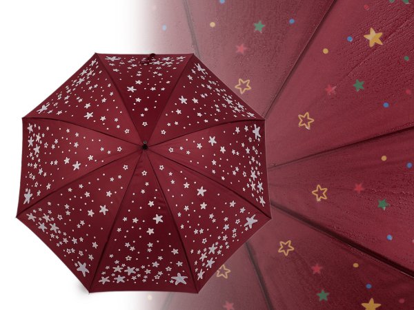 Dámský vystřelovací deštník hvězda kouzelný