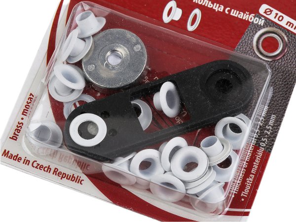 Průchodky s podložkou vnitřní Ø5,5 mm / vnější Ø10 mm