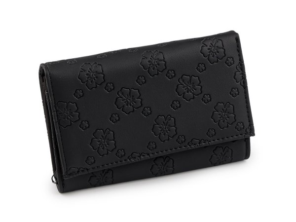 Dámská peněženka s květy 10x15 cm