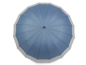 Velký rodinný deštník s dřevěnou rukojetí