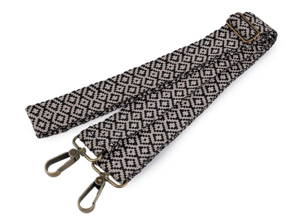 Popruh na tašku s karabinami šíře 3,8 cm