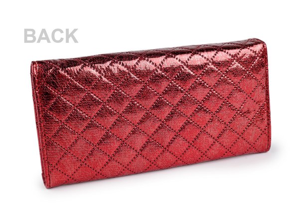 Dámská / dívčí peněženka metalická 9,5x19 cm