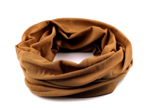 Multifunkční šátek pružný, bezešvý, jednobarevný