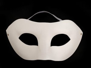 Karnevalová maska - škraboška k domalování