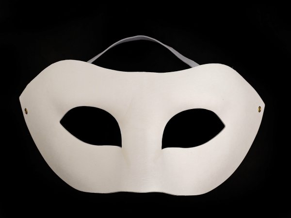 Karnevalová maska - škraboška k domalování