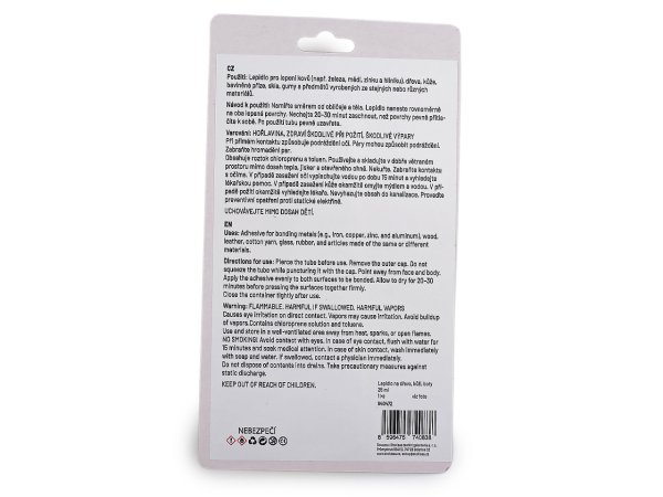 Lepidlo na dřevo, kůži, boty 25 ml