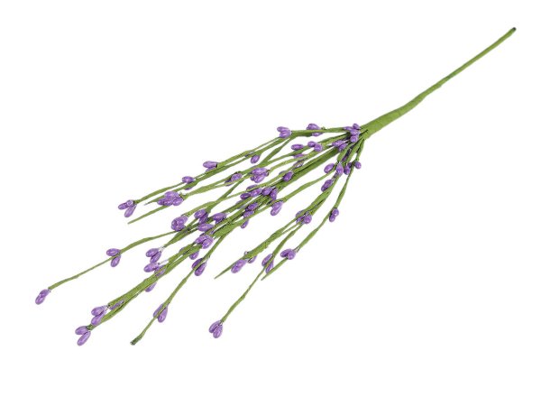 Umělá větvička s pupeny na drátku tvarovatelná