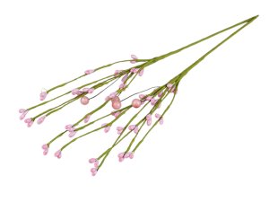 Umělá větvička s pupeny na drátku tvarovatelná
