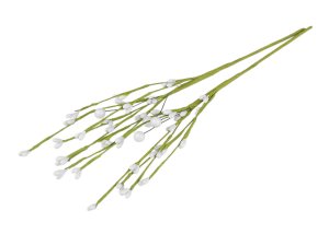 Umělá větvička s pupeny na drátku tvarovatelná