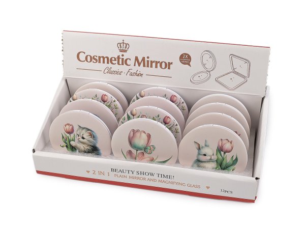 Kosmetické zrcátko zvířátka