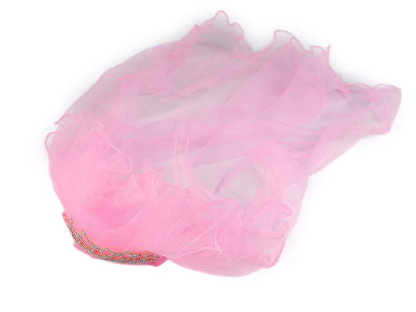 Čelenka / korunka do vlasů se závojem