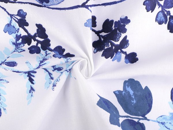 Bavlněná látka / plátno listy šíře 220 cm