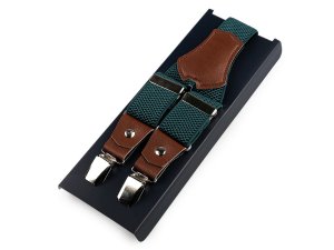 Šle s dvojitým zapínáním šíře 3,5 cm délka 120 cm v krabičce