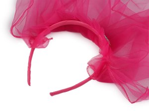 Čelenka / korunka do vlasů se závojem