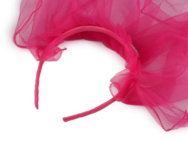 Čelenka / korunka do vlasů se závojem