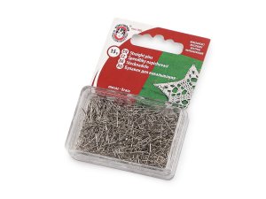 Celokovové špendlíky délka 10 mm mosazné