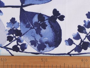 Bavlněná látka / plátno listy šíře 220 cm