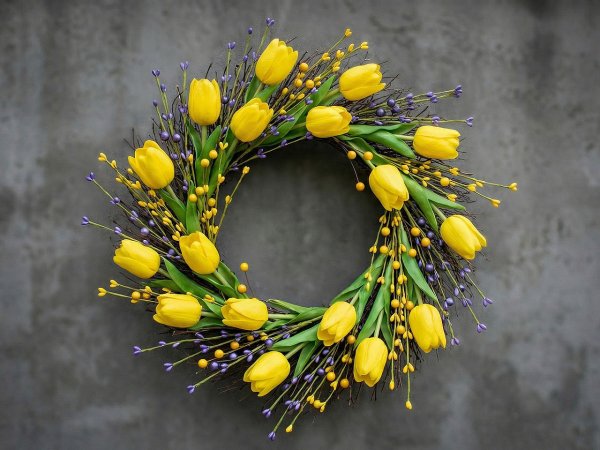 Umělá kytice tulipán