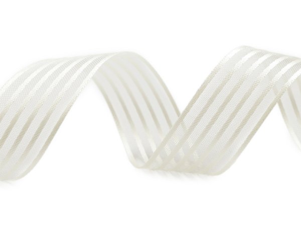 Atlasová stuha s monofilem šíře 25 mm