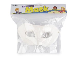 Karnevalová maska - škraboška k domalování