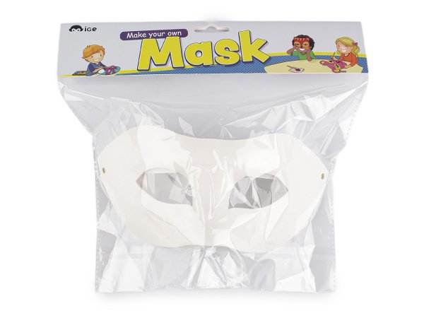 Karnevalová maska - škraboška k domalování