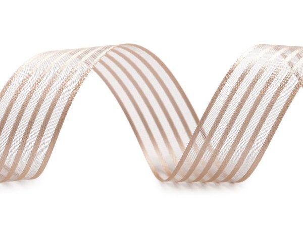 Atlasová stuha s monofilem šíře 25 mm