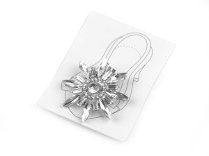 Klip / brož / ozdoba na boty s broušenými kamínky