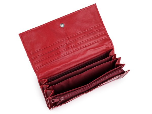 Dámská / dívčí peněženka metalická 9,5x19 cm