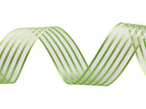 Atlasová stuha s monofilem šíře 25 mm