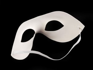 Karnevalová maska - škraboška k domalování