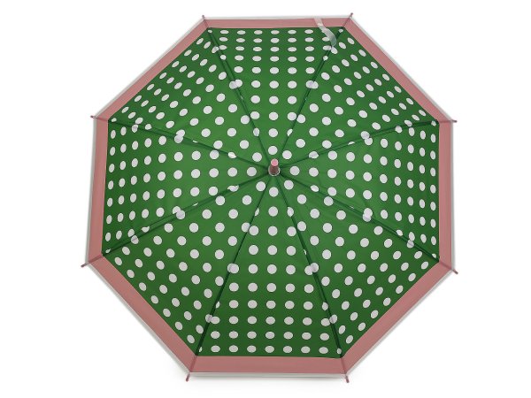 Dámský / dívčí vystřelovací deštník puntík