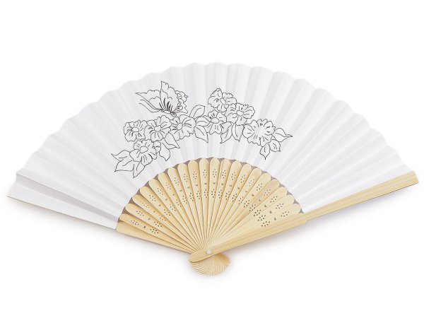 Dětský vějíř k domalování / vymalování