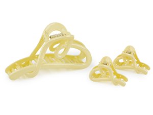 Skřipec do vlasů srdce sada 2+1 ks