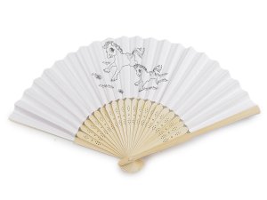 Dětský vějíř k domalování / vymalování