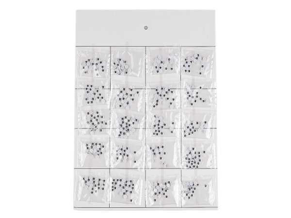 Plastové oči k nalepení s pohyblivou čočkou Ø6; 8; 10; 12 mm