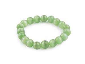 Náramek pružný ze skleněných korálků