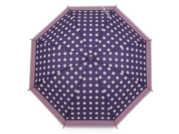 Dámský / dívčí vystřelovací deštník puntík