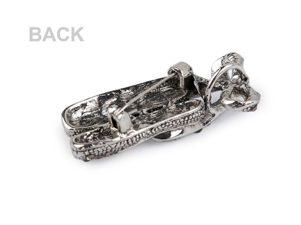 Brož s broušenými kamínky maska, baletní špičky