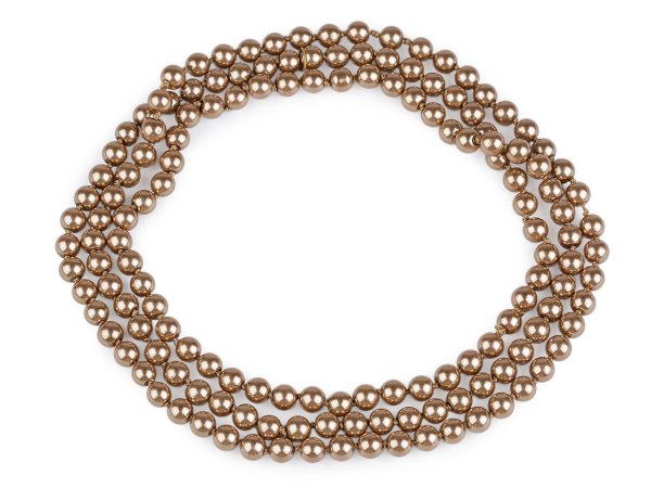 Perlový náhrdelník dlouhý, retro