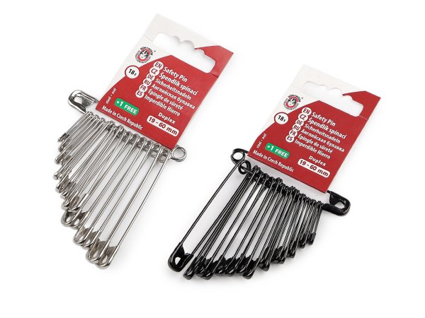 Spínací špendlíky mix velikostí