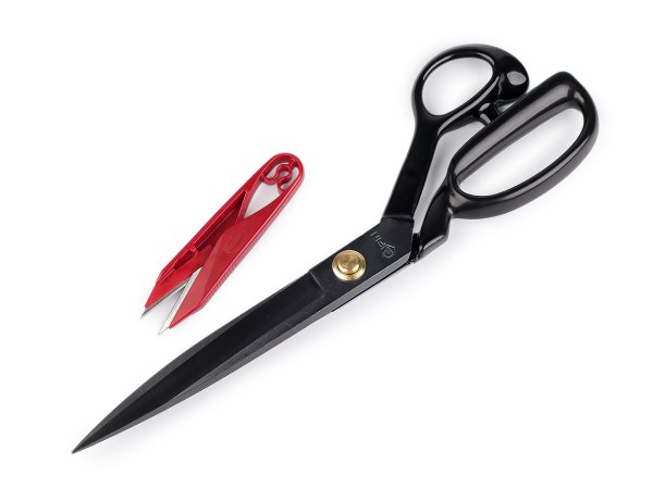 Krejčovské nůžky PIN délka 31 cm a cvakačky v krabičce