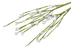 Umělá větvička s pupeny na drátku tvarovatelná