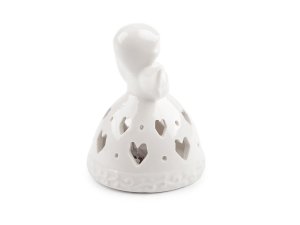 Porcelánový anděl svítící